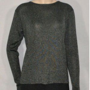 Ellen Tracy Evening Top Black L